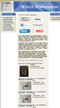 Mobile Screenshot of 18inchdishwasher.com
